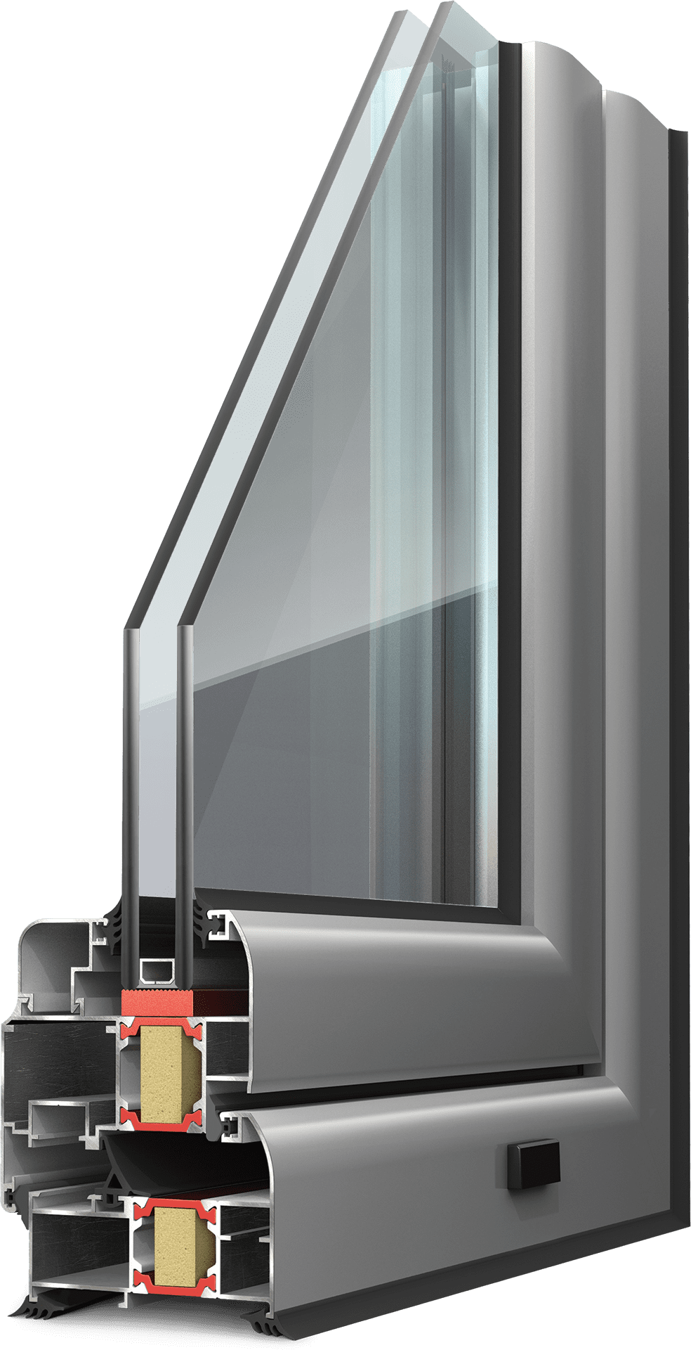 Κουφώματα Αλουμινίου Exalco Albio 109C Facelift