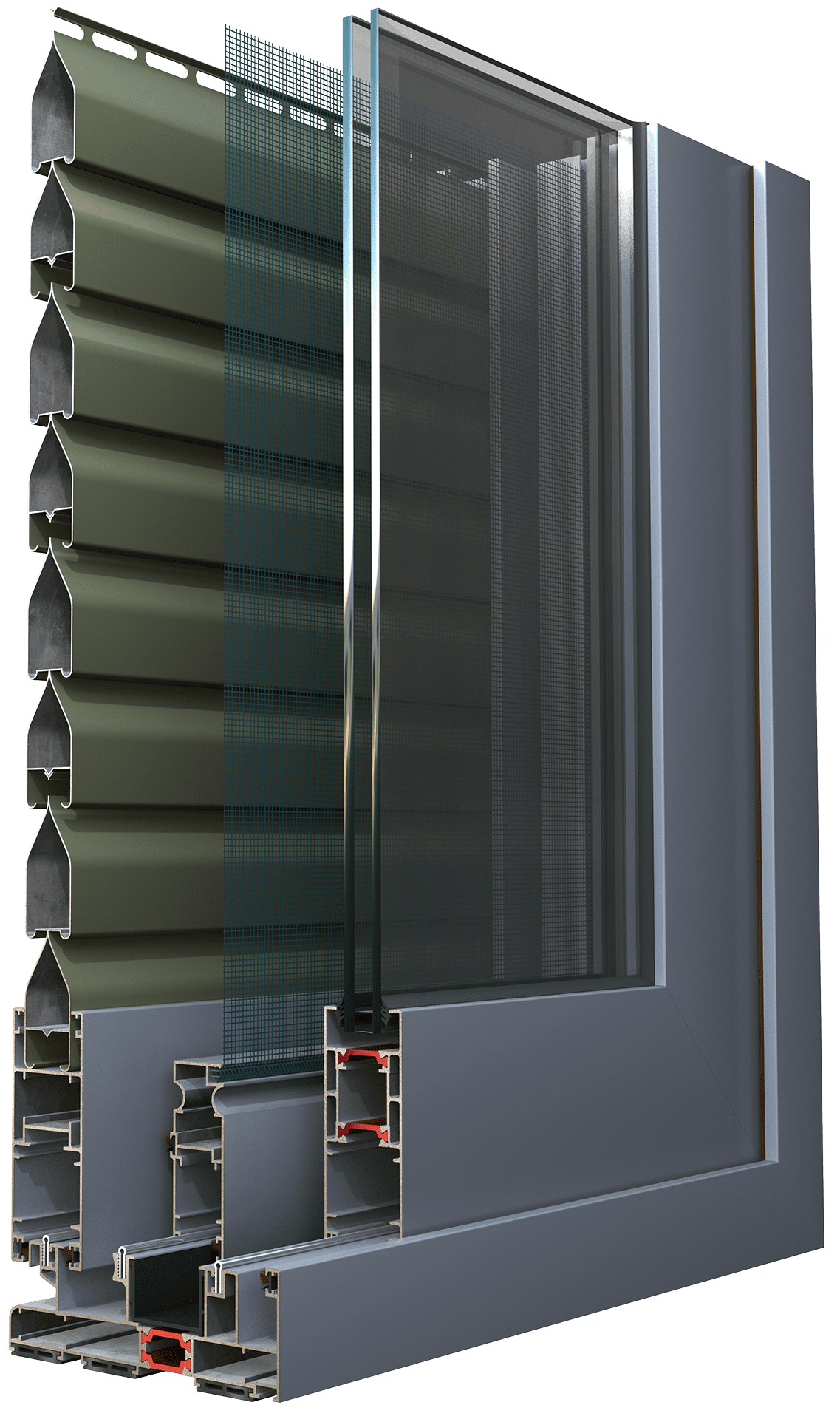 Κουφώματα Αλουμινίου Exalco Albio 225 Full